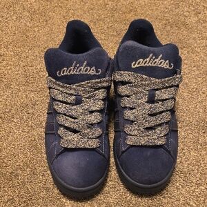 Adidas Campus 00s Sneakers Night Indigo with Patterned Laces